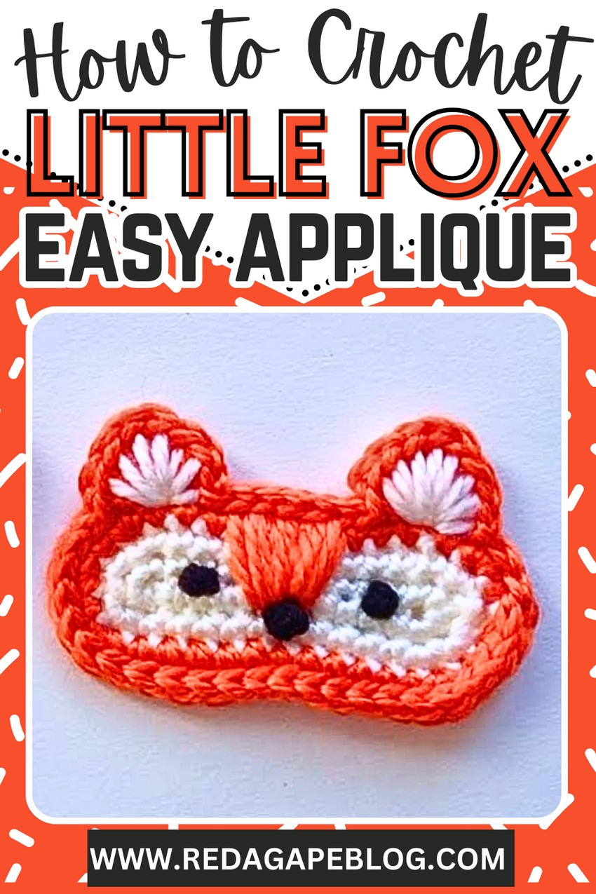 Crochet Fox Applique