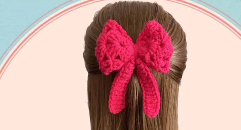 15 Cute Crochet Hair Bow Patterns That Are Super Easy!