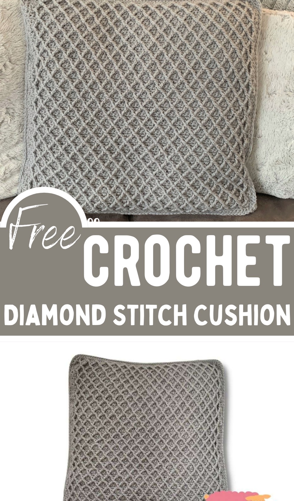 Diamond Stitch Cushion