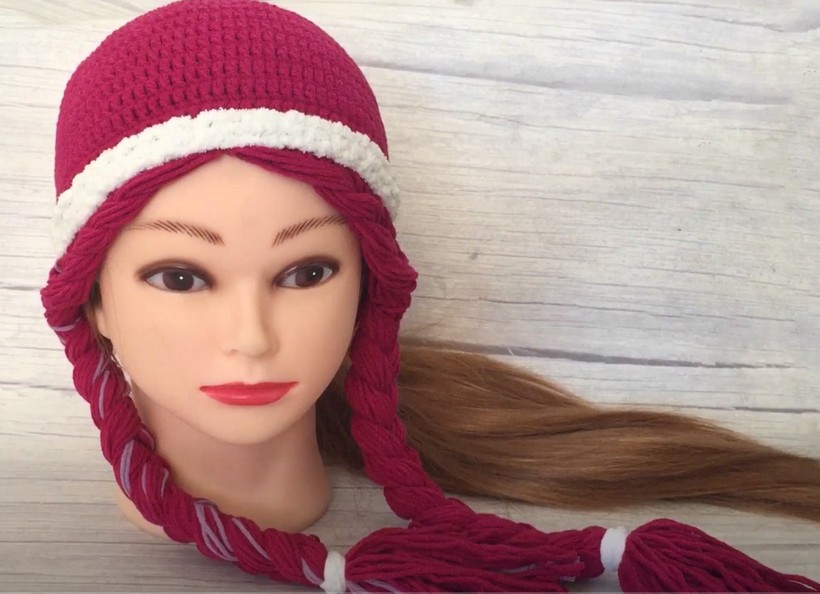 Crochet Frozen Hat For Anna Look 