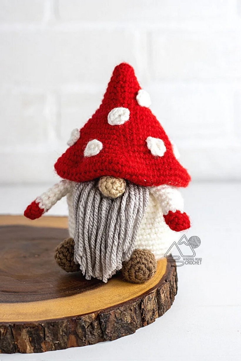 Fall Mushroom Gnome