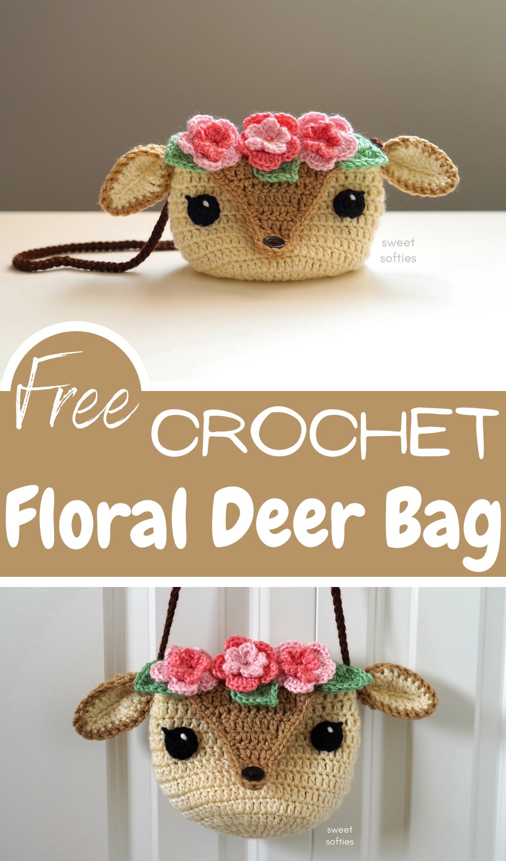 Floral Deer Bag