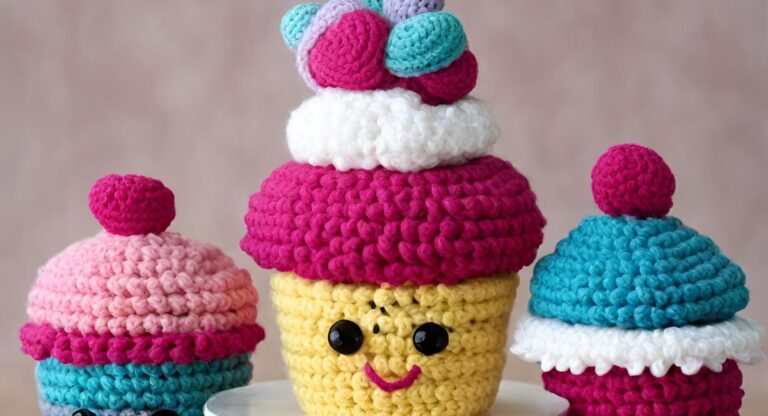 18 Free Crochet Cupcake Patterns For Decor, Play & Gifts!