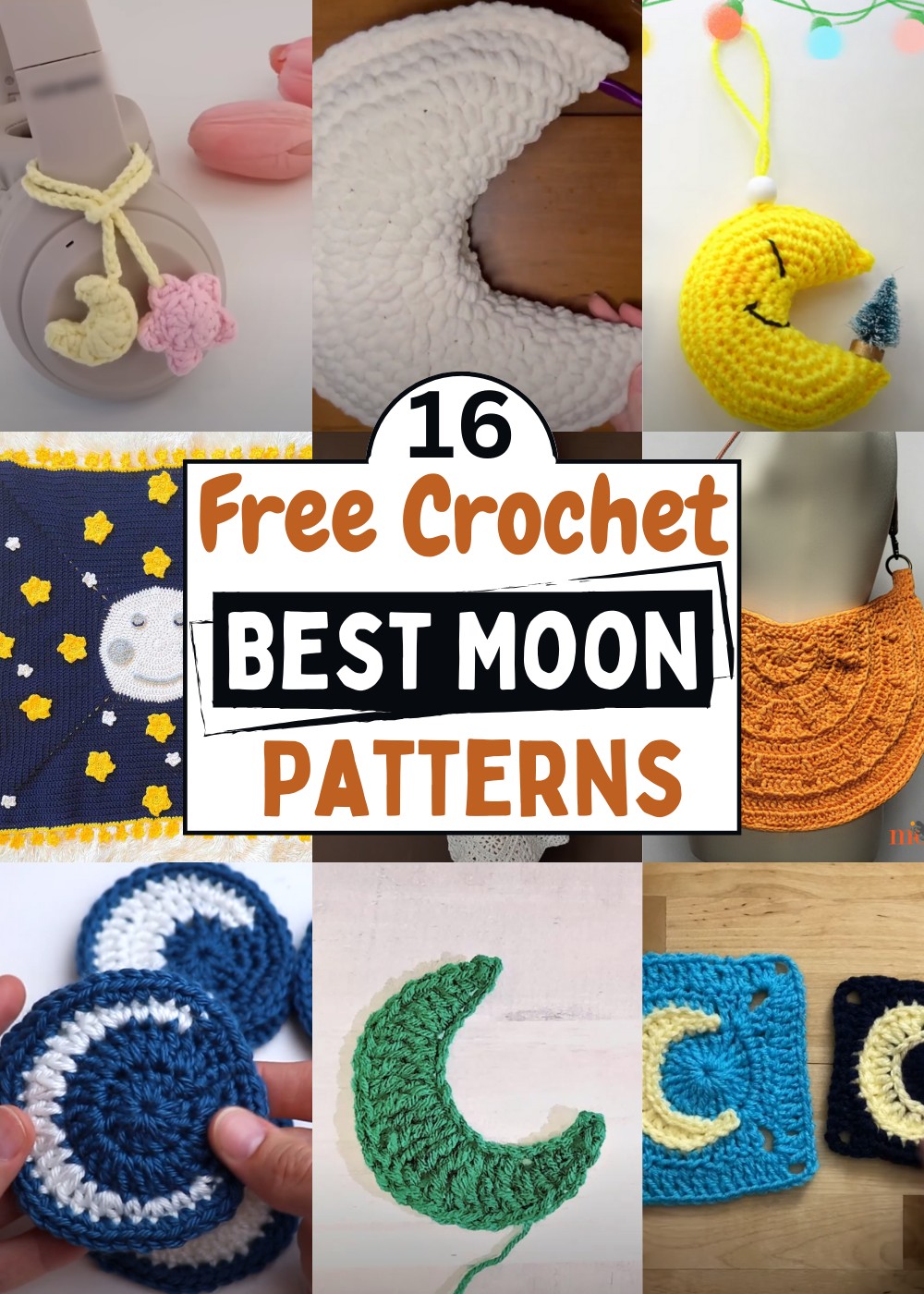 Free Crochet Moon Patterns 1