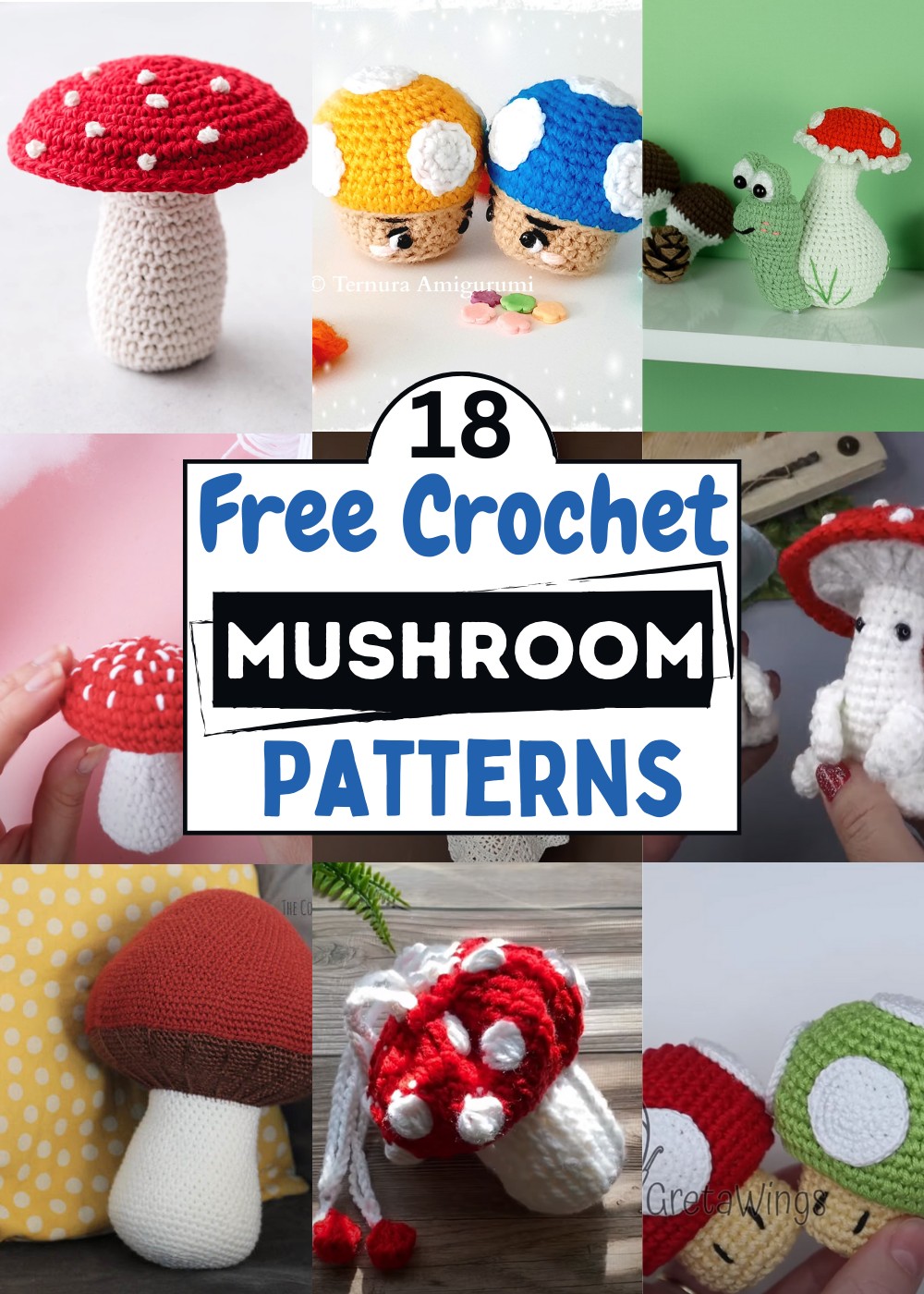 Free Crochet Mushroom Patterns 1