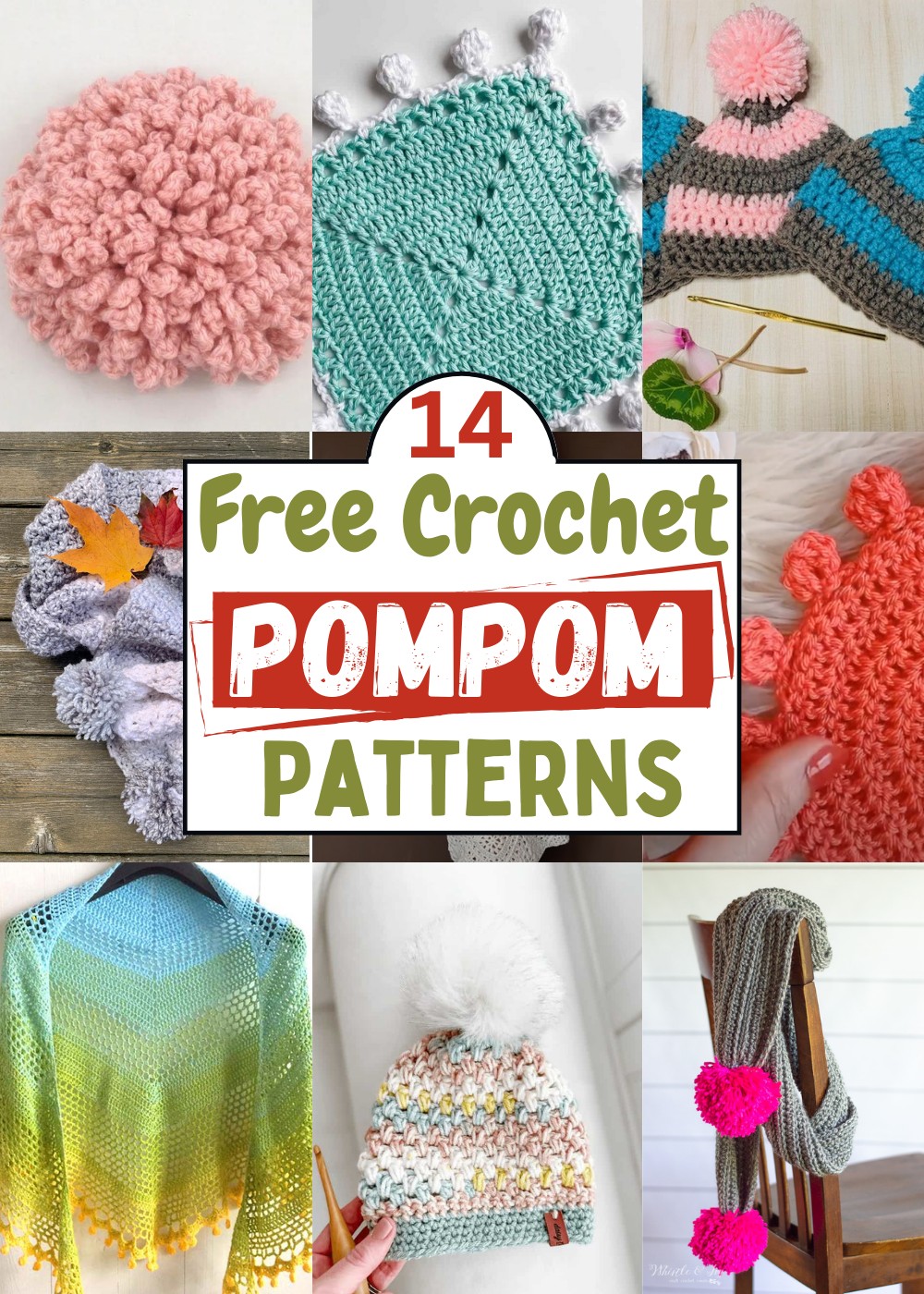 Free Crochet Pompom Patterns 1