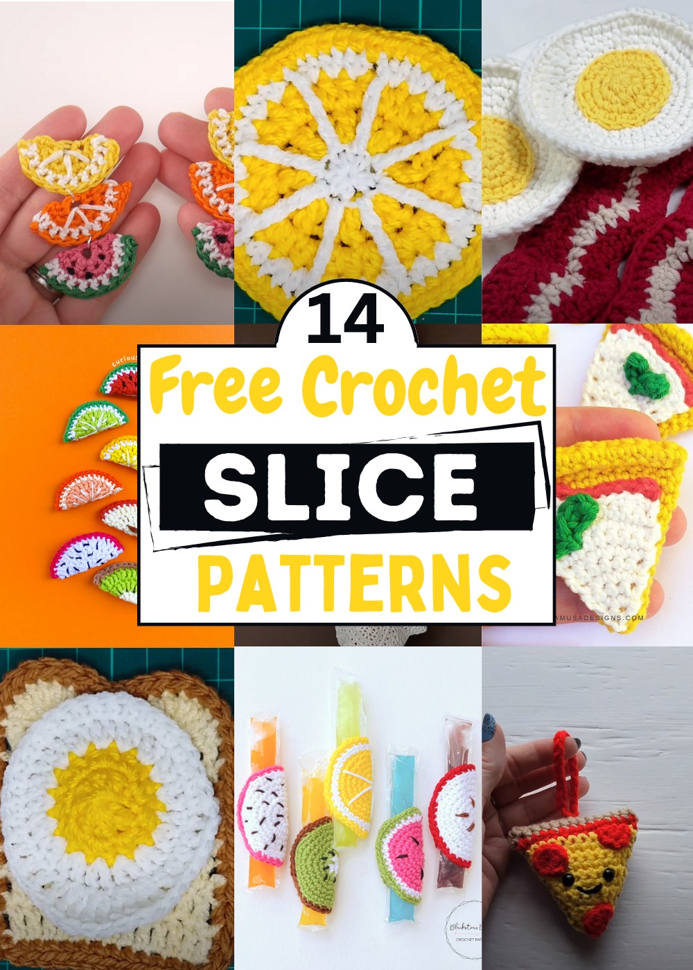 Free Crochet Slice Patterns