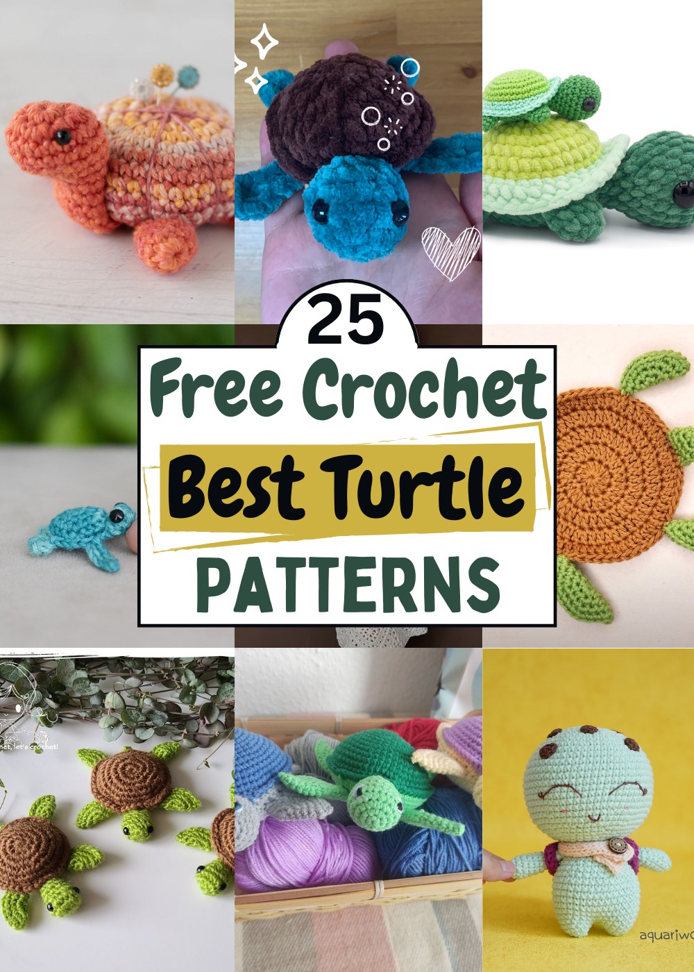 Free Crochet Turtle Patterns