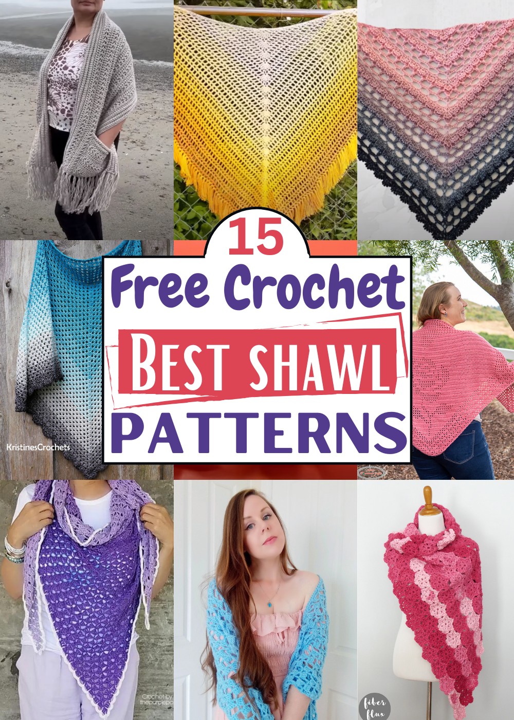 Free Crochet shawl patterns 1