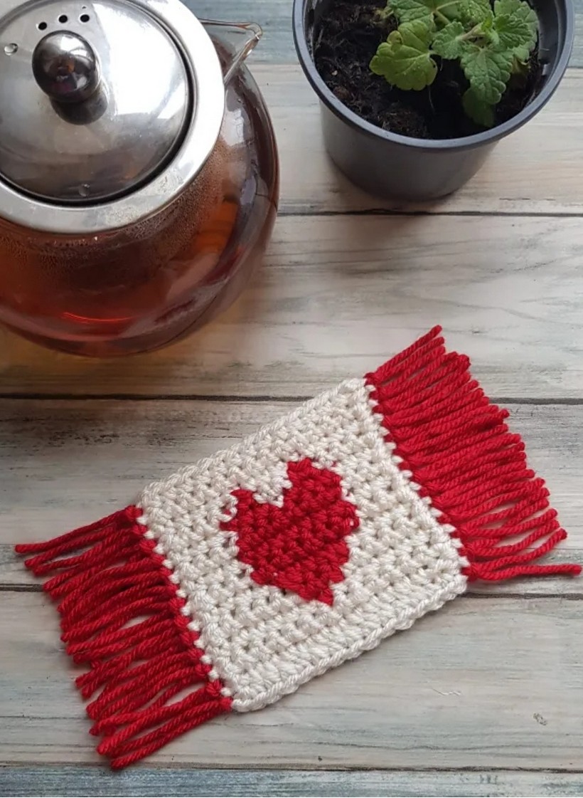 Heart Mug Rug