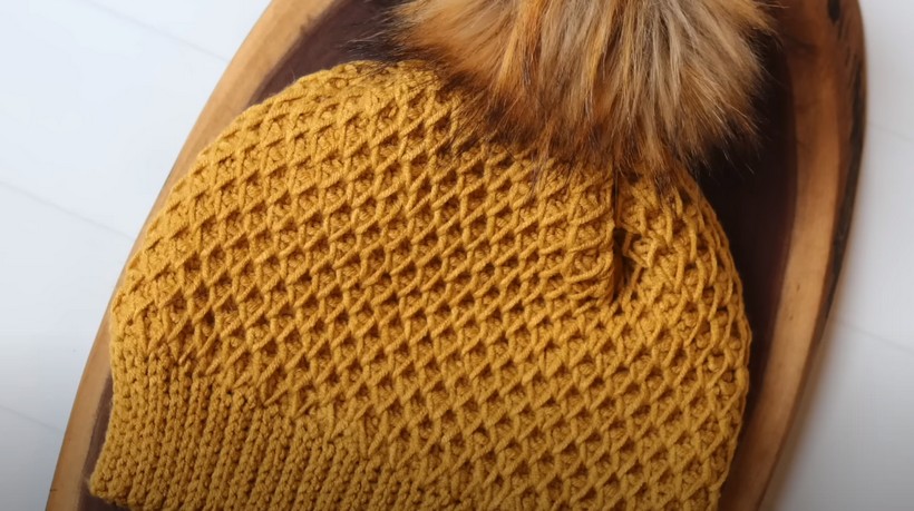 Honeycomb Beanie Crochet Pattern