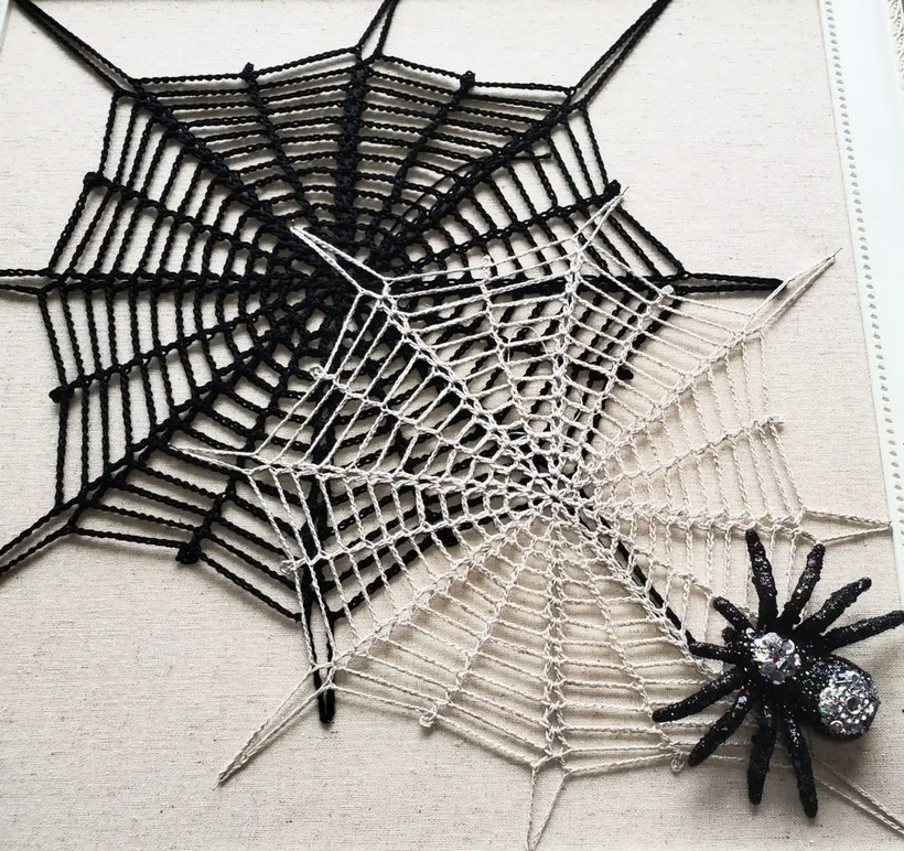 How To Crochet Halloween Spiderweb