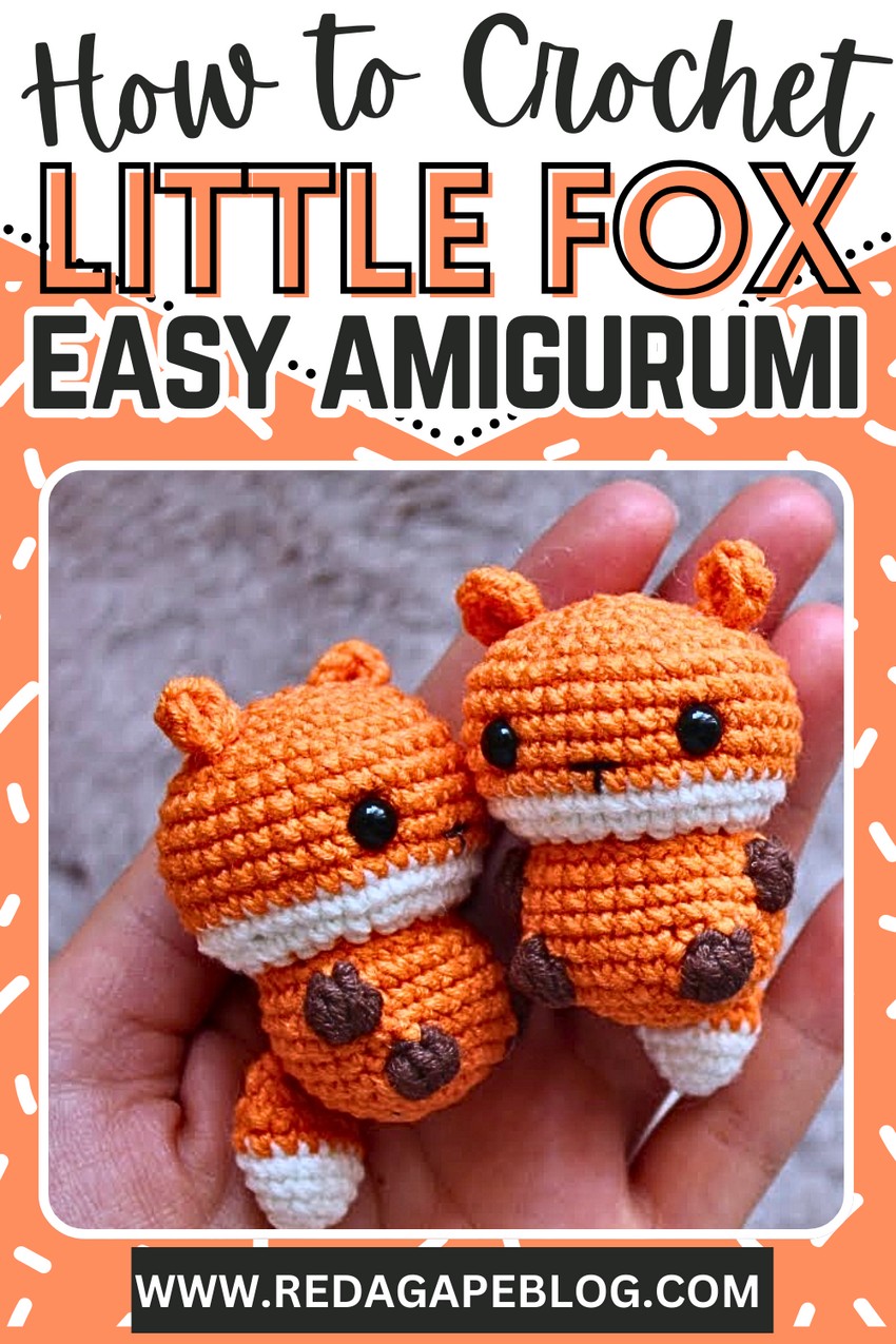 How To Crochet Little Fox - Keychain