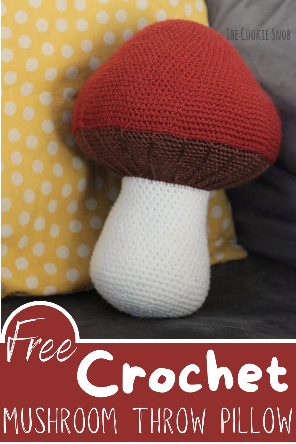 Mushroom Throw Pillow