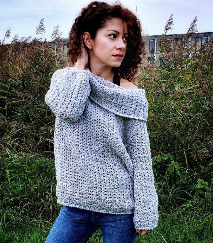15 Free Crochet Jumper Patterns To Stay Warm Cozy Red Agape Blog