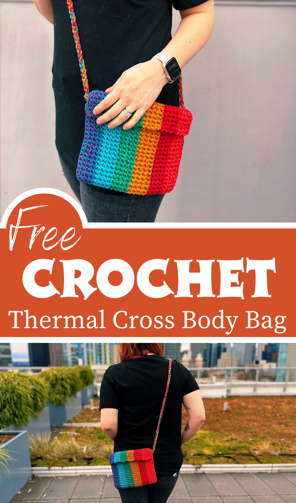 Thermal Stitch Cross Body Bag
