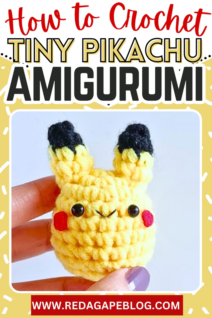 Tiny Pikachu Pokemon Amigurumi