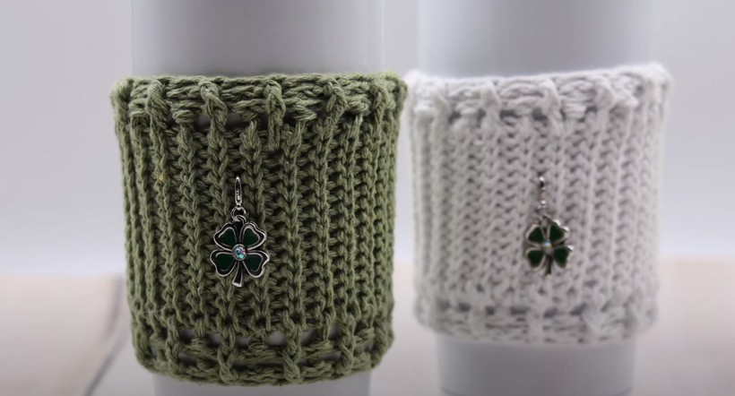 Touch Of Irish Cup Cozy Crochet Pattern