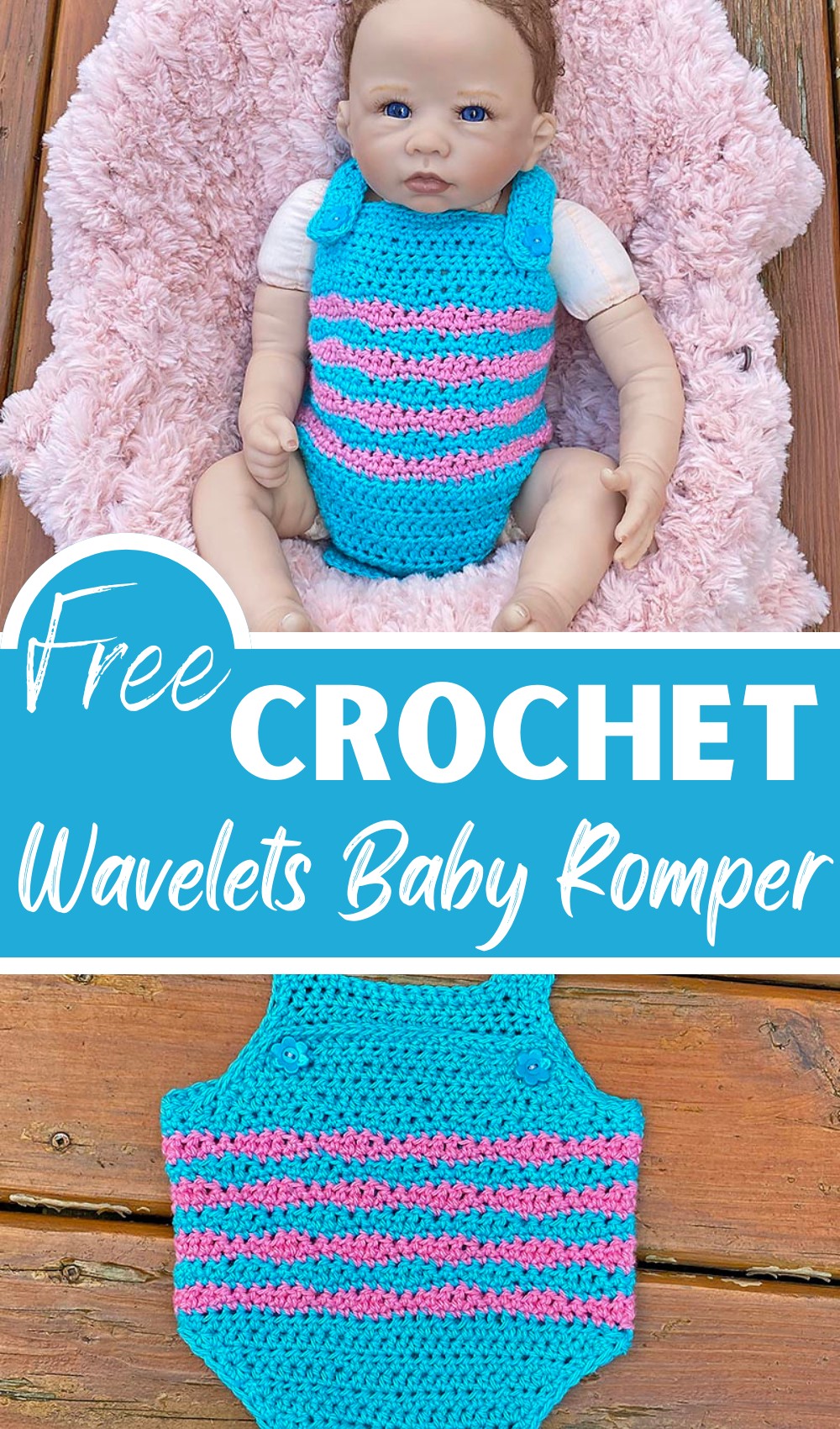 Wavelets Baby Romper