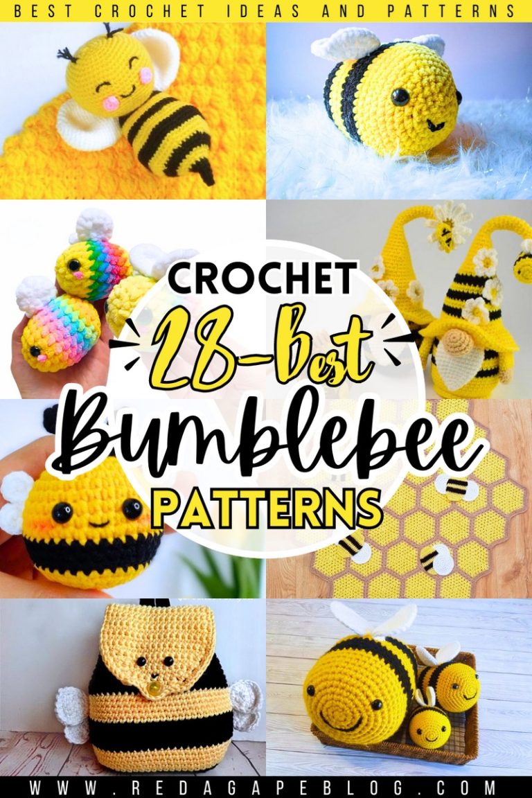 28 Free Crochet Bee Patterns For Beginners - Red Agape Blog