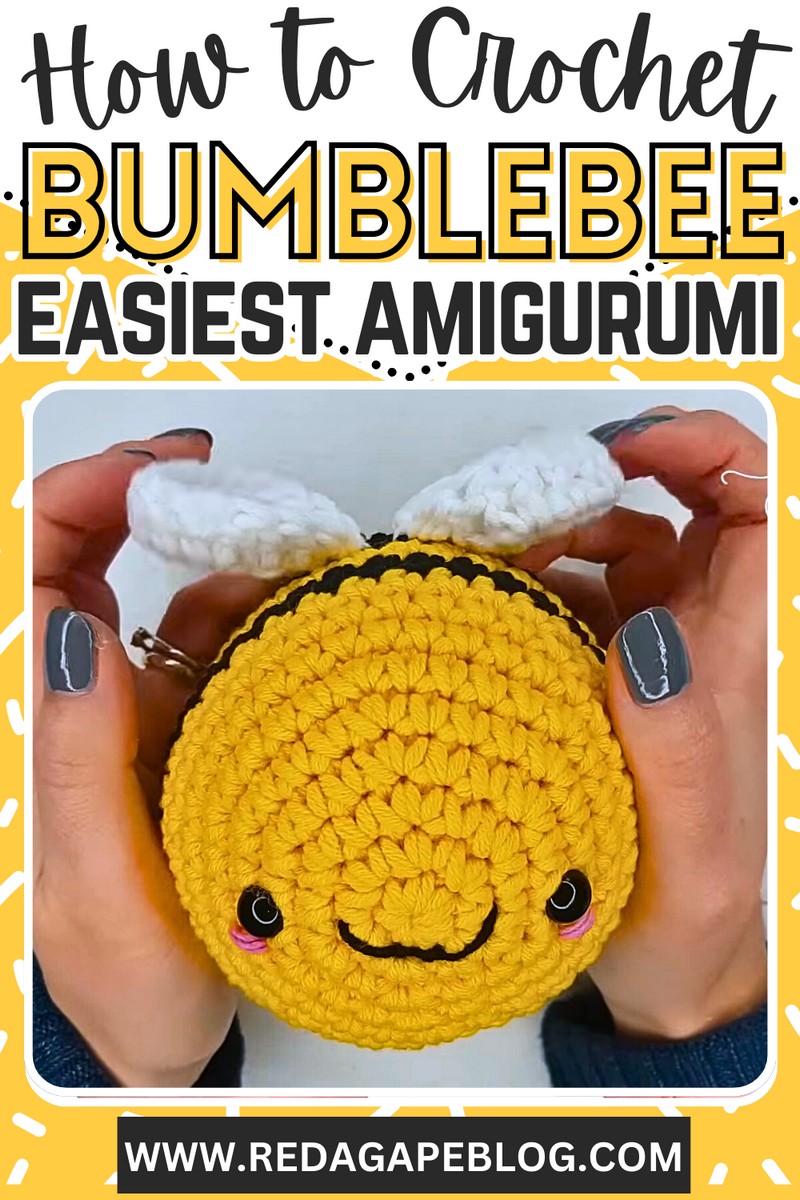 crochet bumblebee amigurumi