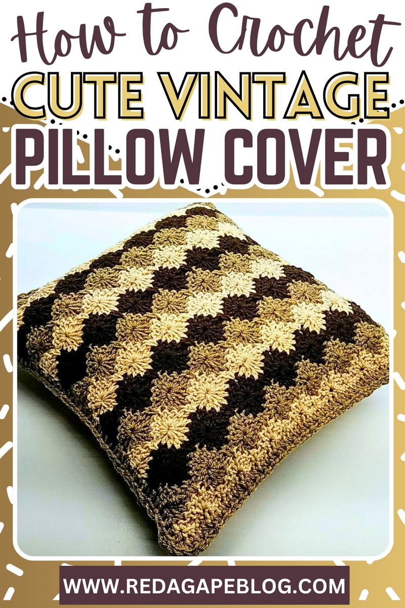 cute vintage pillow cover