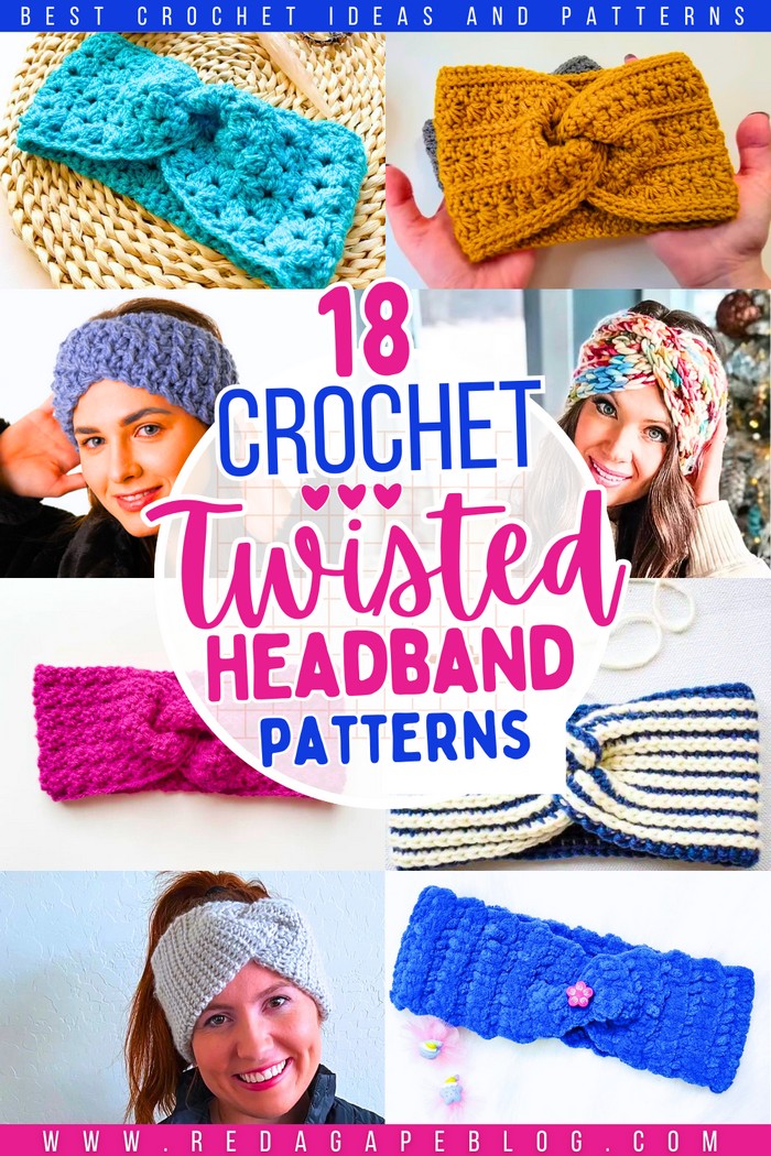 18 Crochet Twisted Headband Patterns To Warm Up Ears Stylishly!