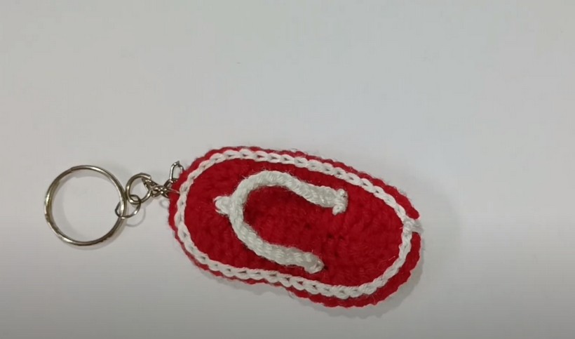 How To Crochet Flip Flop Keychain