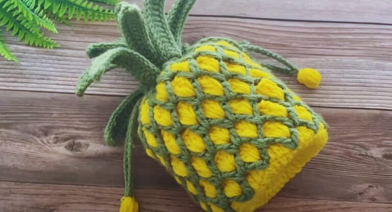 15 Pineapple Crochet Patterns For Placements, Accessories & Toys!