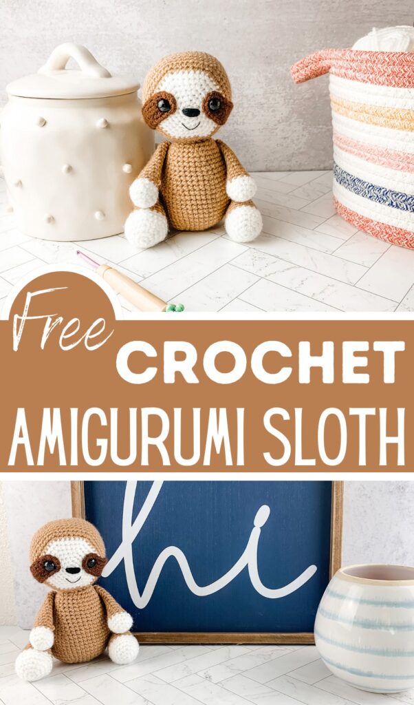 11 Free Crochet Sloth Patterns To Make Amigurumi Gifts - Red Agape Blog