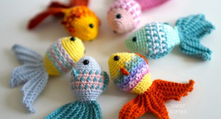 8 Crochet Goldfish Patterns For Toys & Decorations