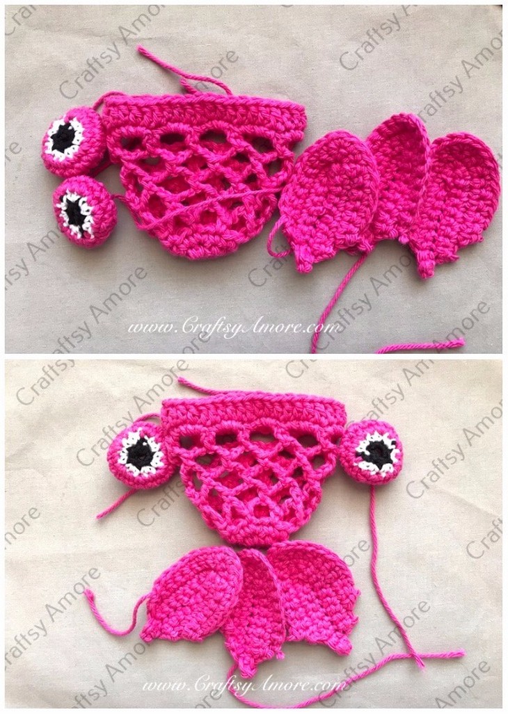 Crochet Little Goldfish Bag Free Pattern