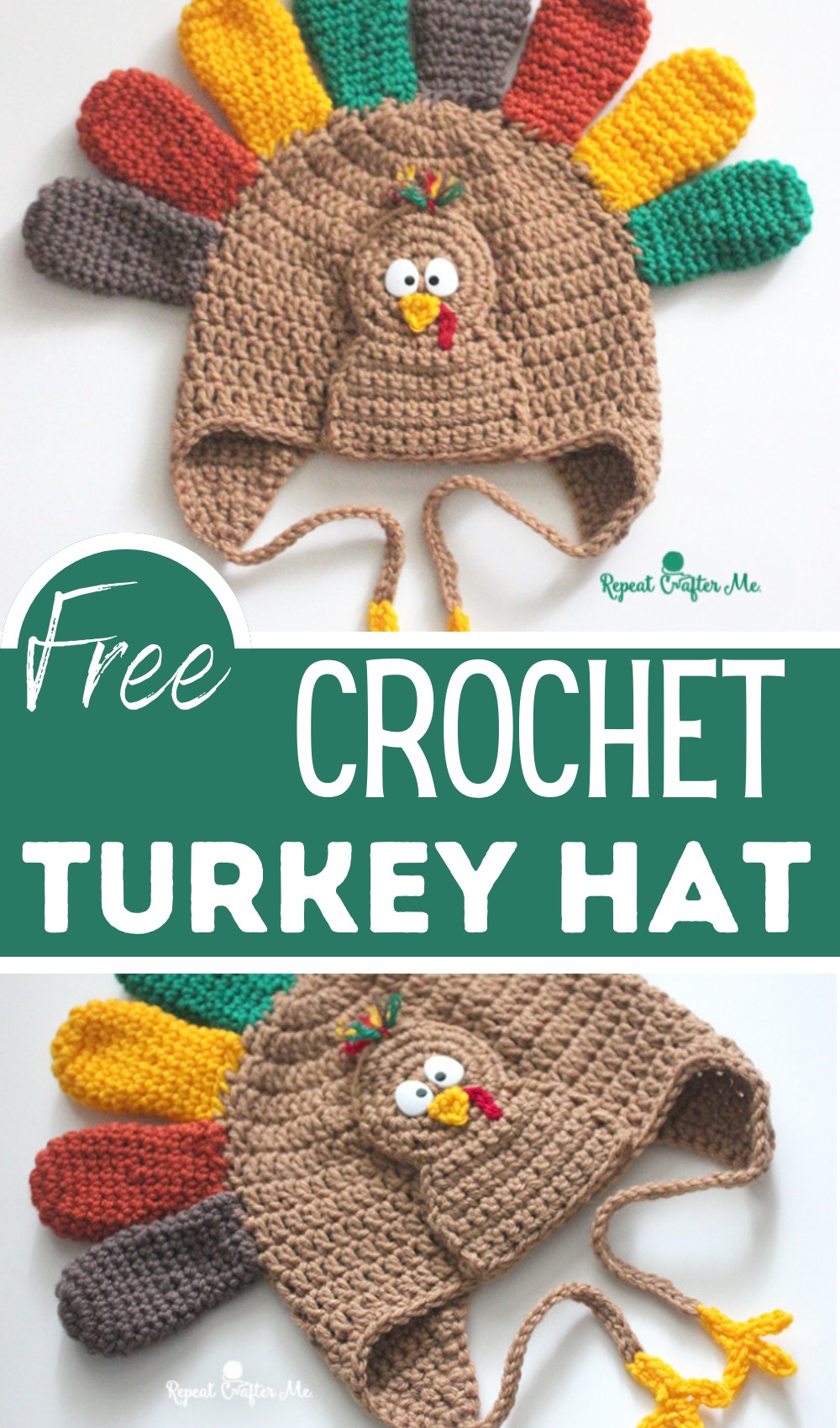 Crochet Turkey Hat Pattern