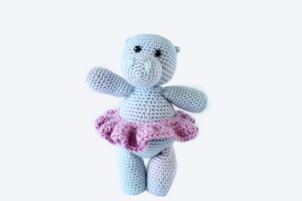 Free Crochet Holly The Hippo Pattern