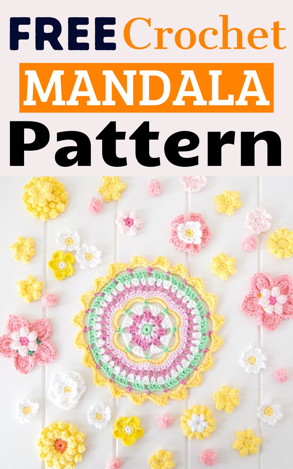Free Crochet Mandala Pattern By Mandy For Decor & Gifts