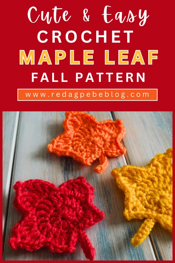 How To Crochet a Maple Leaf
