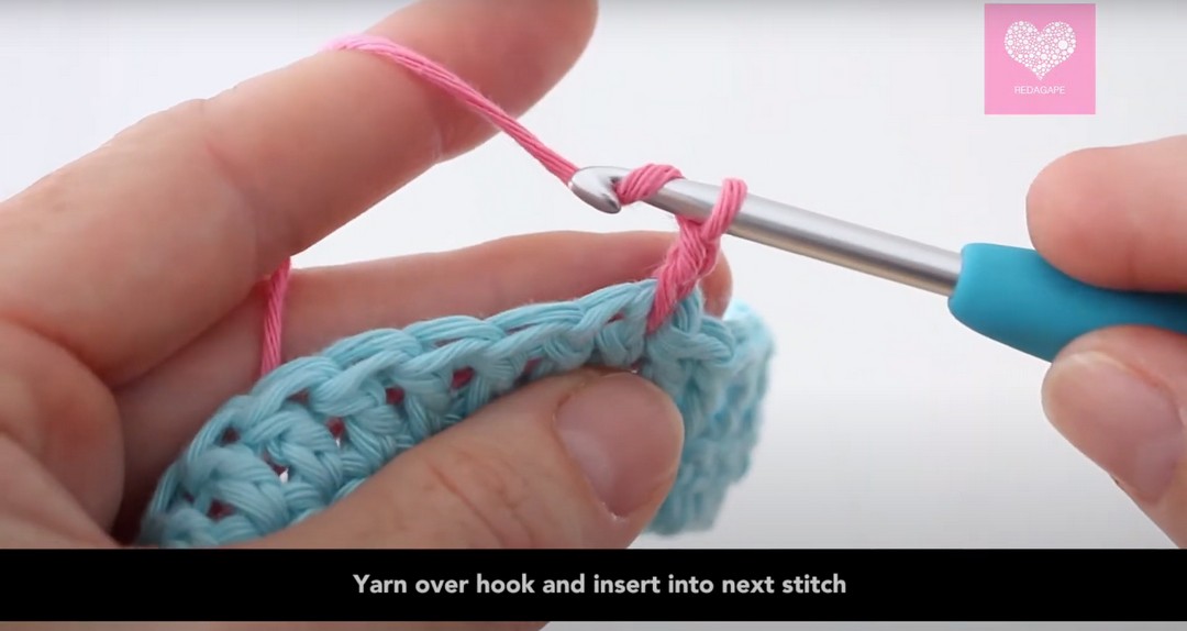 Step 1: Yarn Over For The half-double crochet  