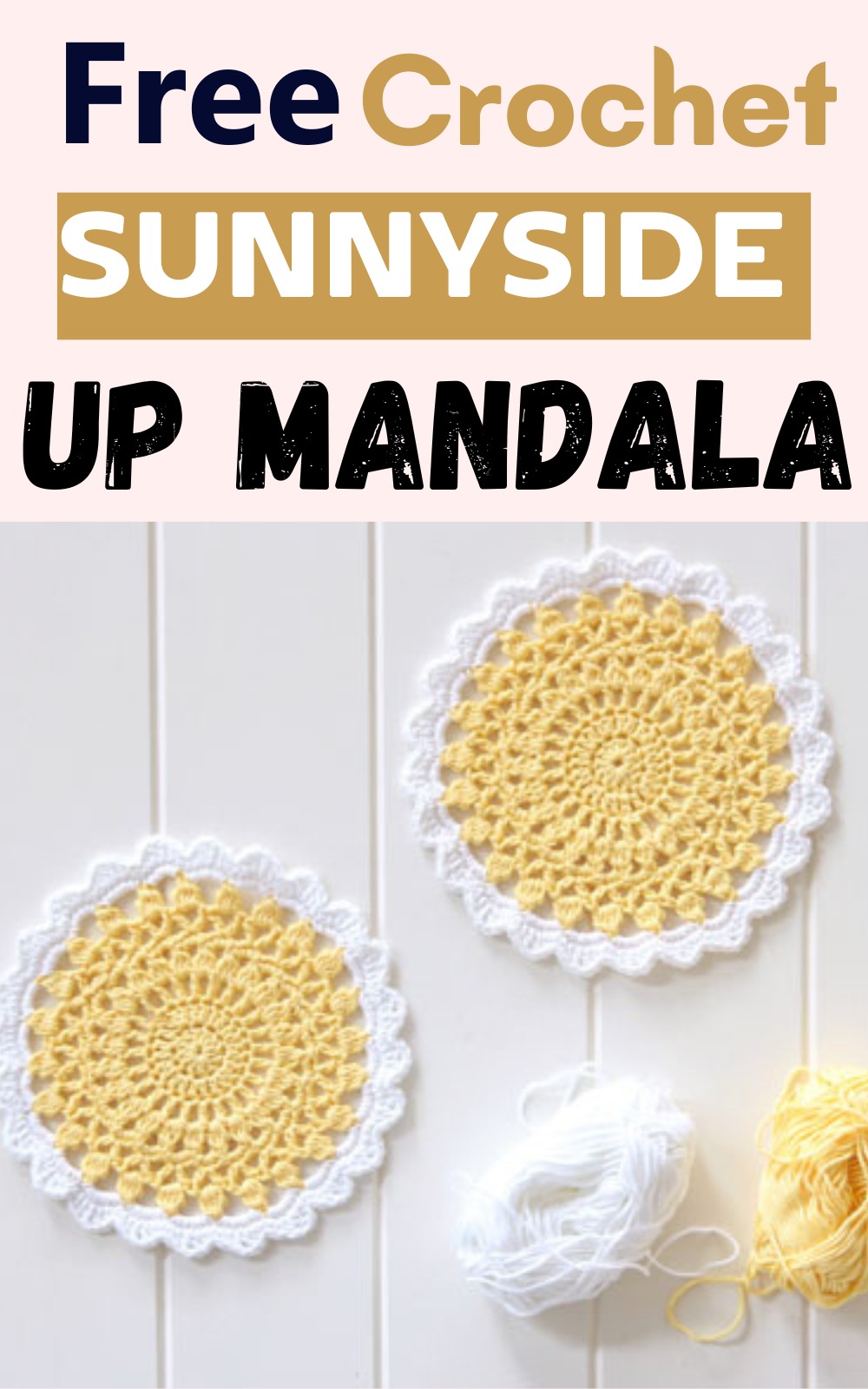 Sunnyside Up Mandala Pattern