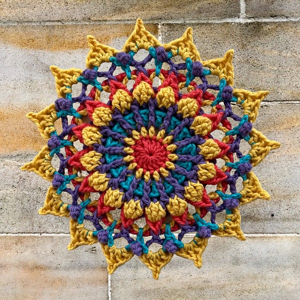 Crochet Aureole Mandala Pattern