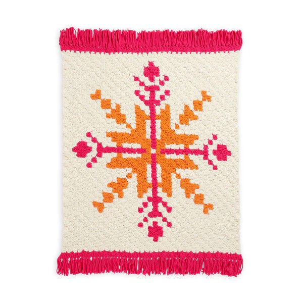 Crochet C2c Happy Snowflake Blanket Pattern 