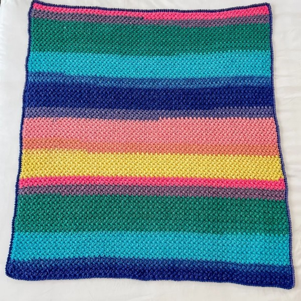 Crochet Lion Brand Mandala Baby Blanket Pattern