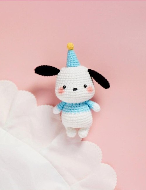 How to Crochet Pochacco Amigurumi For Birthday Gifts