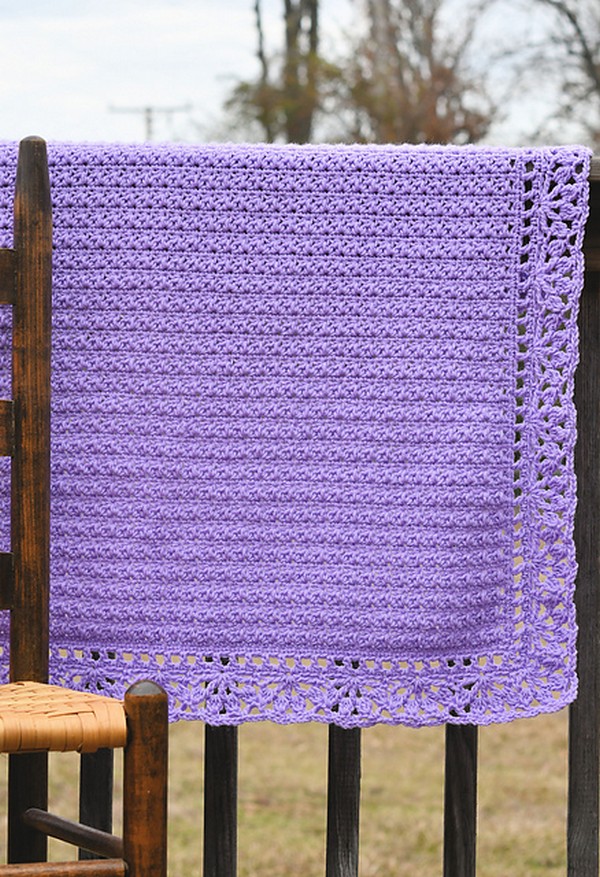 Crochet Precious Petals Baby Blanket Pattern