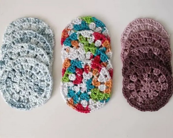 Crochet Cute Coasters Pattern