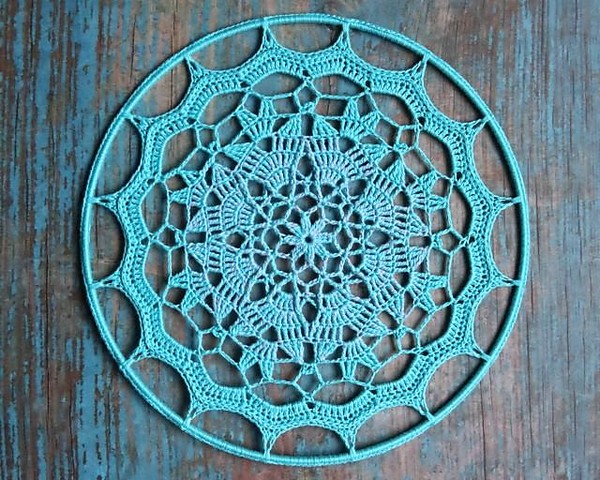 Crochet Mandala Star Flower Pattern