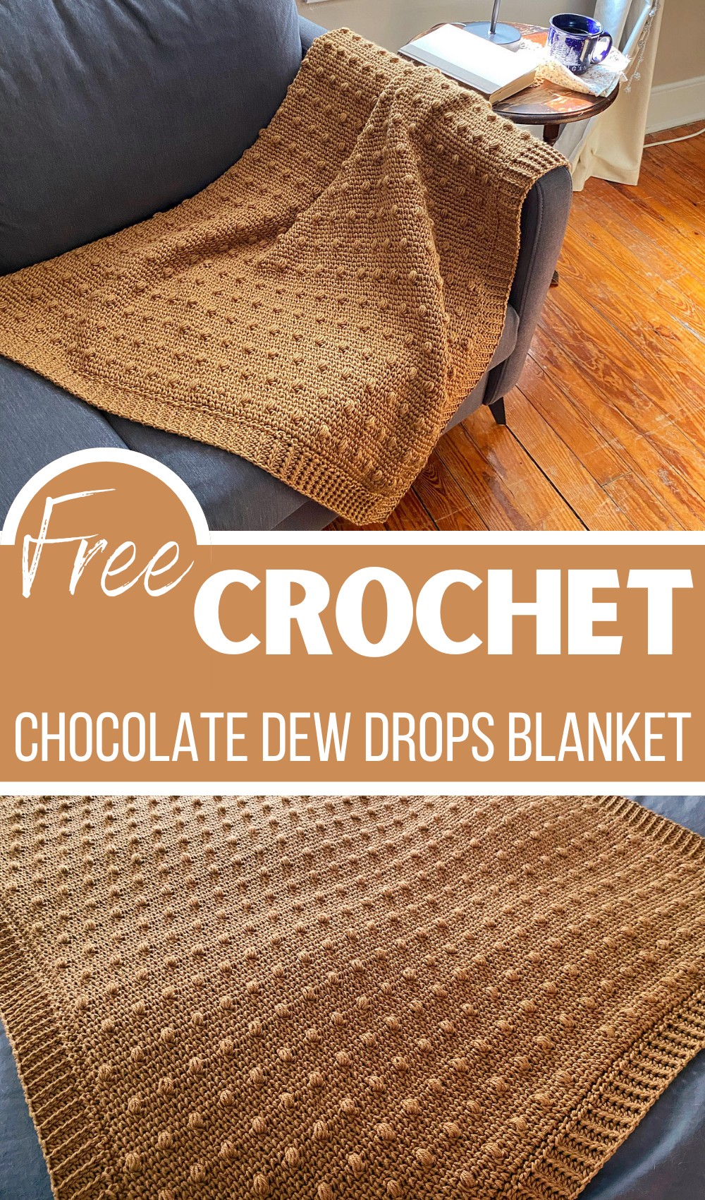 Chocolate Dew Drops Blanket