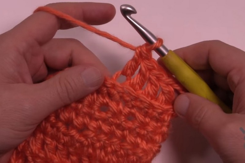 Double Crochet Back Loop