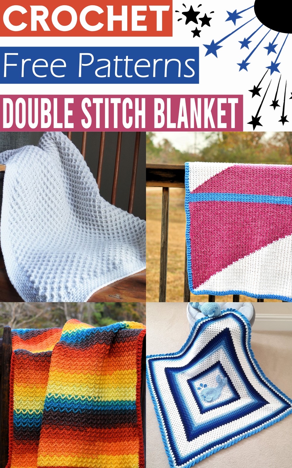 Double Crochet Stitch Blanket Patterns