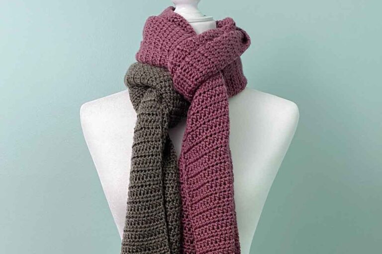 10 Free Double Crochet Scarf Patterns For Beginners
