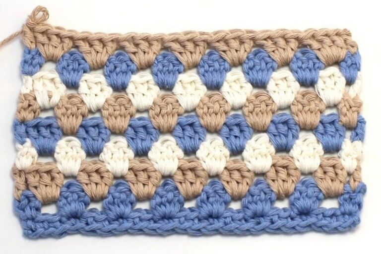 How to Crochet the Granny Stripe Stitch For Beginners.
